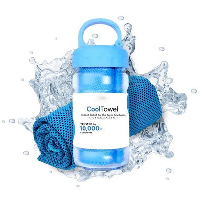 ⏰Last Day Buy 1 Get 1 Free❄💦Cold Sweat Towel You Can Use Anywhere, Anytime! Reusable Soft Absorbent Cooling Portable– UK Ready! 🇬🇧