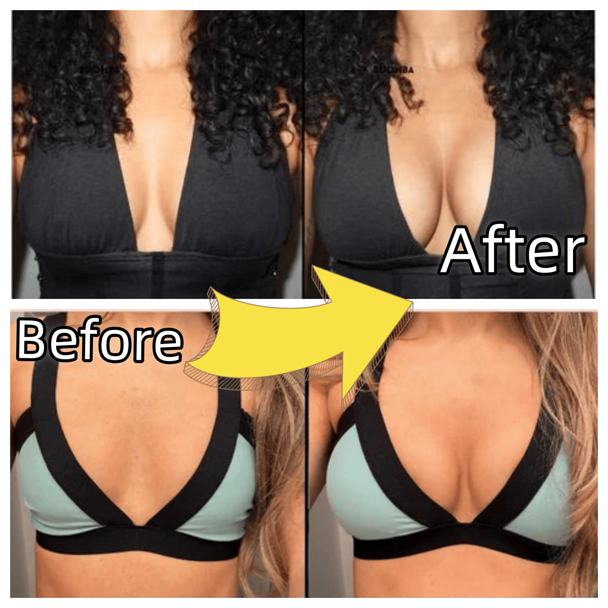 💕OUFALI Lift Inserts for Bras – Lightly Padded, Double-Sided Adhesive👙 Reusable, Washable • Natural Lift • Seamless Under Clothing ✨