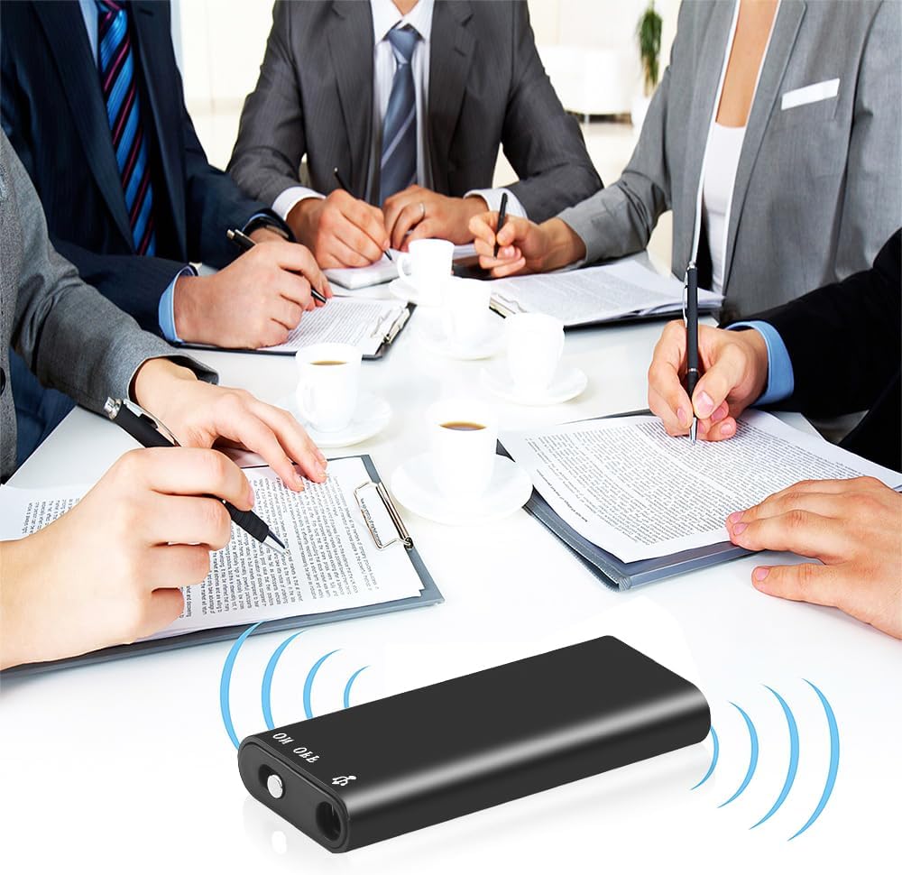 🎙️  Mini Voice Recorder – 15-Hr Battery for Lectures & Meetings