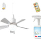 ⏳LAST DAY SALE 64% OFF🔥40W LED Ceiling Fan Light – 20.5” Ultra-Quiet with Remote 🎯 | E27 + FREE B22 Adapter 🔌 | For Bedroom 😴, Kitchen 👩‍🍳 & Garage 🛠️ – UK Ready! 🇬🇧