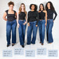 🏆BBL Magic ONESO Mid-low Rise Baggy Jeans Stretchy Wide Leg for Women