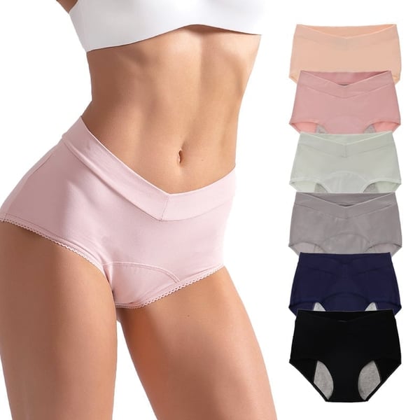 🥳2026 HOT SALE🥳💞50K+ SOLD!🛡️💧 50% OFF! High-Waisted Leak Proof Panties – Full coverage, no leaks. Soft & breathable, all-day confidence. 👙✨