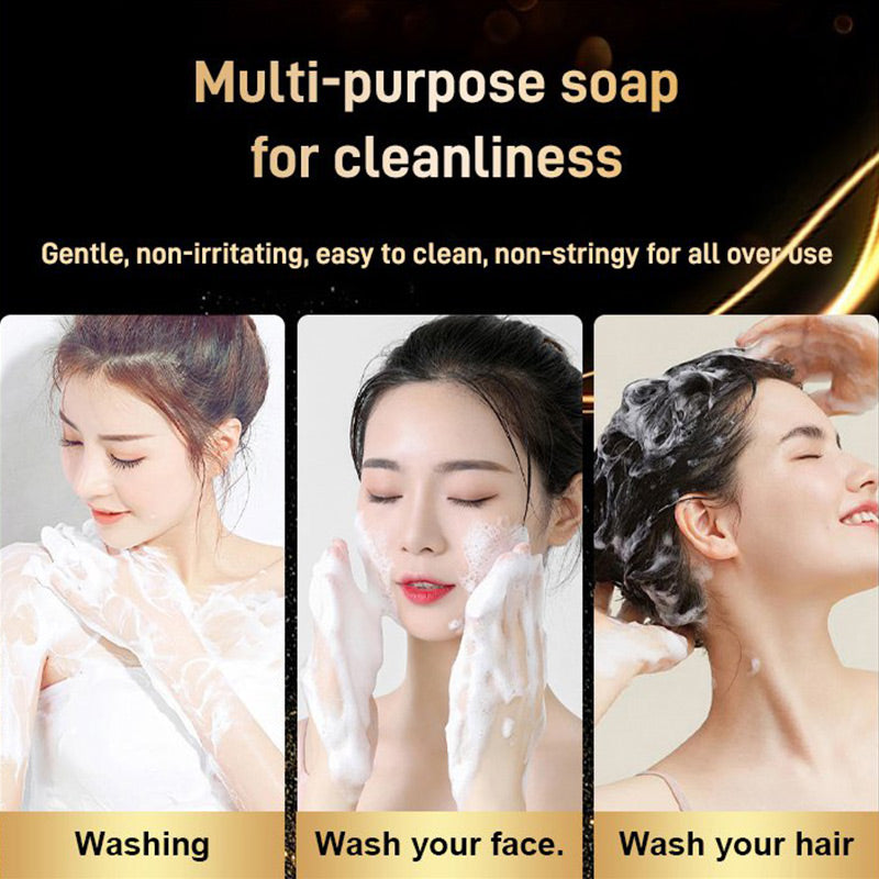 🥳2026 HOT SALE🥳💞50K+ SOLD! 50% OFF! Golden Perfume Soap – Fades Dark Spots, Deep Pore Cleanse, Brightens Skin. Floral luxury daily. 🌸✨