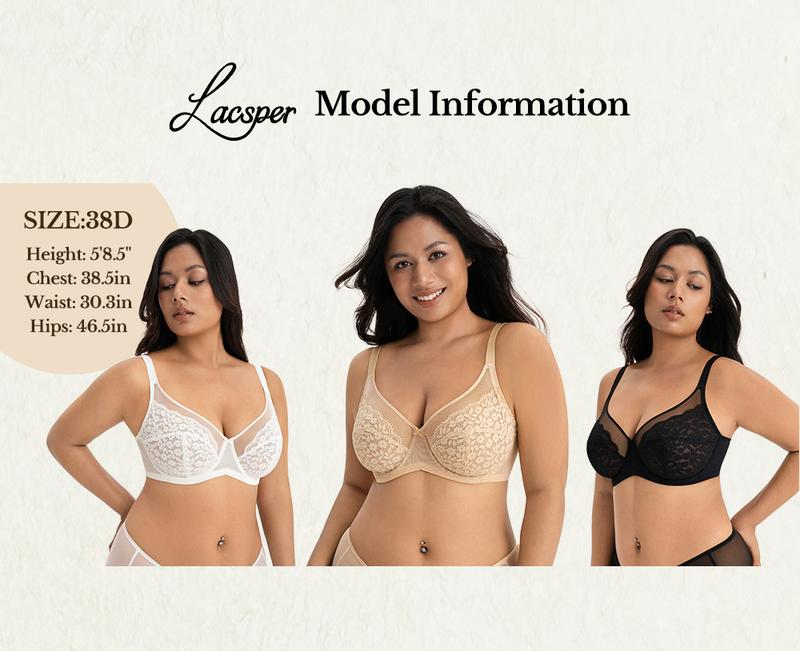 Full Cup Anti-Sagging Bra with Support for Women