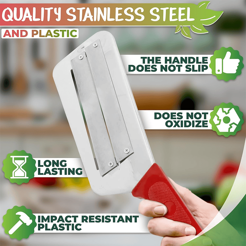 🏆Stainless Steel Shredder Knife - Save your cooking time and energy⏳🍳