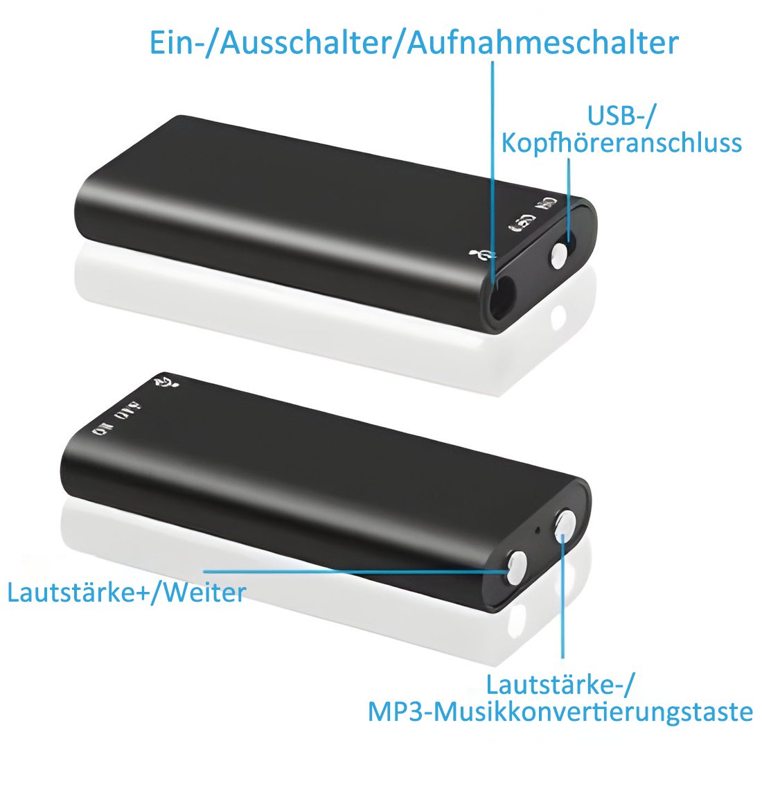 🎙️  Mini Voice Recorder – 15-Hr Battery for Lectures & Meetings