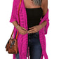 🔥 Limited-Time Offer😍Women’s Oversized Knit Cardigan – Lightweight Crochet Tassel Kimono for Spring & Summer 🌸