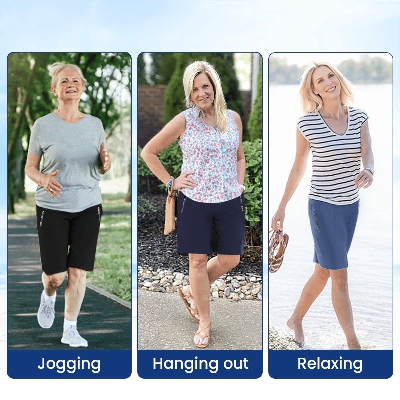 💝LAST DAY BUY 1 GET 1 FREE - Each Only £9.49!!💝Women's Ice Silk Quick Drying Stretch Shorts