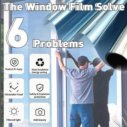 Last Day-Buy 1 Get 1 Free!☀️ Heat-Insulating Privacy Film – UV Protection, Easy Application & Perfect for Home & Office 🏠