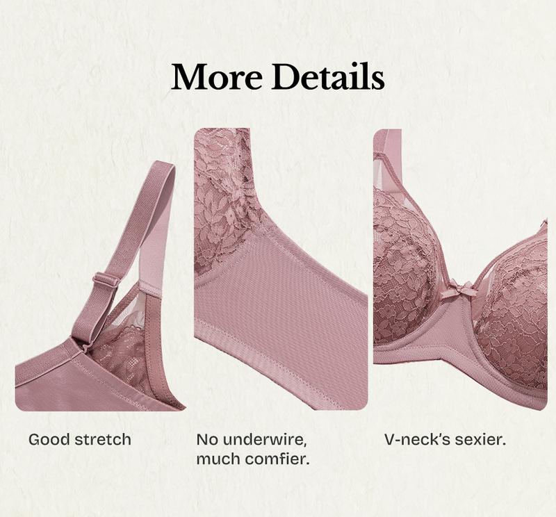 Full Cup Anti-Sagging Bra with Support for Women