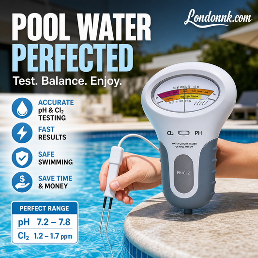🔬💧 pH & Cl2 Chlorine Tester – 45% OFF! Precise Measurement of pH & Chlorine in Pool – Simple, Fast, Reliable. 🔥🏊
