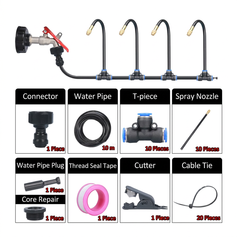 🌱Automatic 360° Curved Garden Irrigation Syste