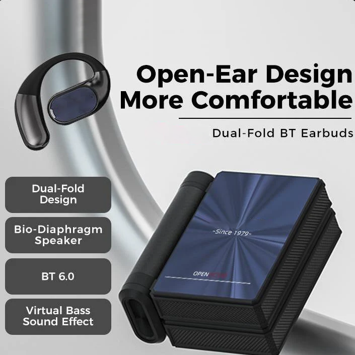 🎁New arrival 46% OFF💥Wireless Noise-Canceling Bluetooth 6.0 Earbuds 🥤, 145-Hour Ultra-Long Battery Life 🥳, IPX5 Waterproof Sports Earphones 🚲