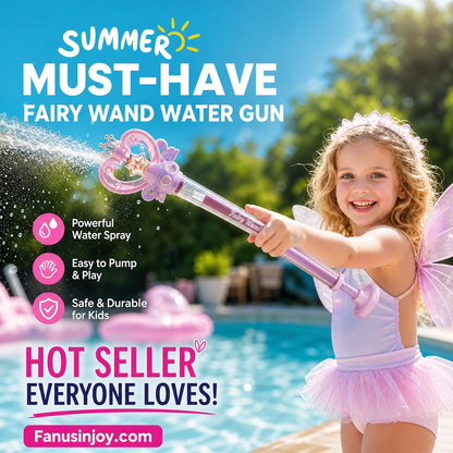 ✨️Limited time 52% off! 🔮Summer essential! You are the water fairy! Kids' Pump-Action Fairy Wand Water Gun