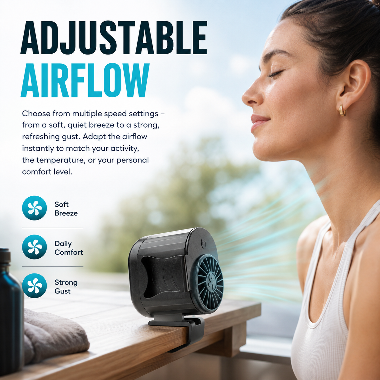 🔥Selling Fast – 50% OFF Clearance🔥Portable Rechargeable Wearable Waist Fan