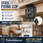 🔧 50% OFF NOW! ⏰ 2-in-1 Locking Insert Shelf Brackets – Heavy-duty & adjustable – Perfect for shelving, workbenches or cabinets – easy to install and secure 🛠️✨