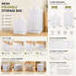 Foldable Mesh Laundry Hamper with Handles