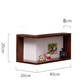 💞54% OFF!✨ 💝Solid Wood Corner Wall Shelf