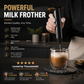 🥛Handheld Electric Milk Frother – 47% OFF | Battery Operated Drink Mixer for Coffee, Latte, Cappuccino, Hot Chocolate & Matcha | Mini Foam Maker with Stand