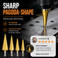 6 PCS Pagoda-Shaped Drill Bits Set with Storage Case