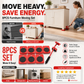 🔥50% off! Hot deal🎁Casters! Move your furniture with ease—all by yourself! They won’t damage your furniture or floors, making it easy to maintain your ideal home environment.