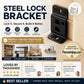 🔧 50% OFF NOW! ⏰ 2-in-1 Locking Insert Shelf Brackets – Heavy-duty & adjustable – Perfect for shelving, workbenches or cabinets – easy to install and secure 🛠️✨