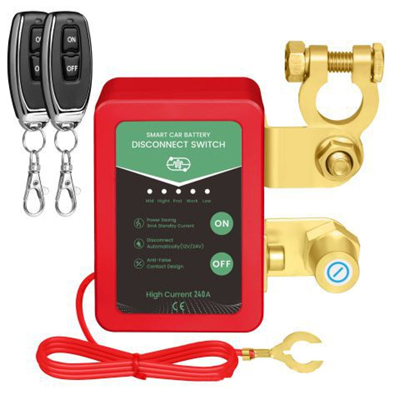 12V/24V Remote Control Car Battery Disconnect Switch