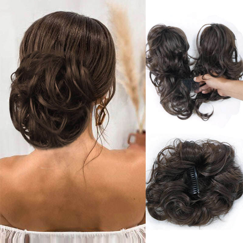 🌸 50% OFF NOW! 🌸Messy Side Comb Clip In Bun Hair Accessory