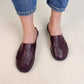 Loose-fitting slippers with a floral cutout, suitable for all foot types