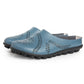 Loose-fitting slippers with a floral cutout, suitable for all foot types