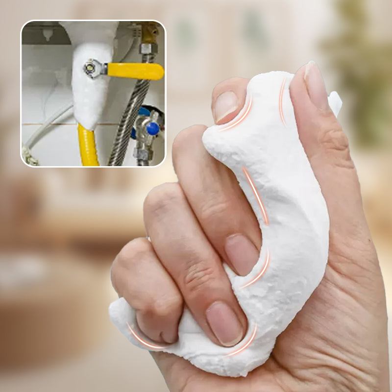 ⏳1 Set of 4⏰Waterproof Sealant Putty – Easy-to-Mold Filler for Pipe Openings & Wall Gaps