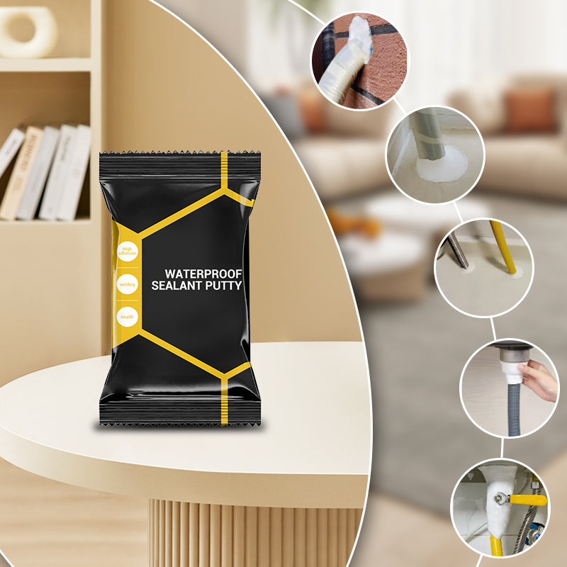 ⏳1 Set of 4⏰Waterproof Sealant Putty – Easy-to-Mold Filler for Pipe Openings & Wall Gaps