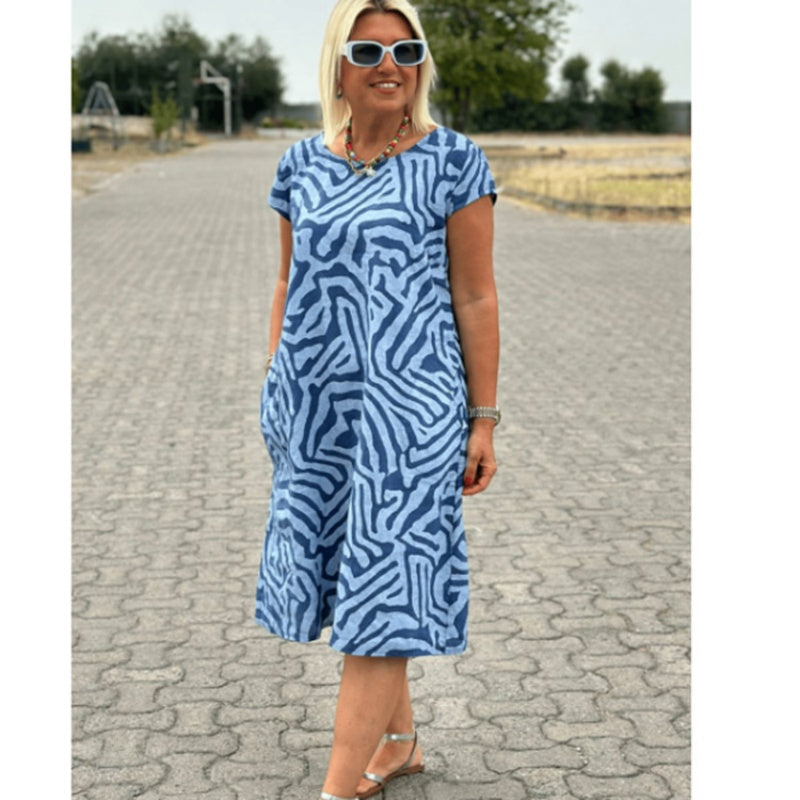 ✨2025 New Boho Vintage Casual Printed Dress💃