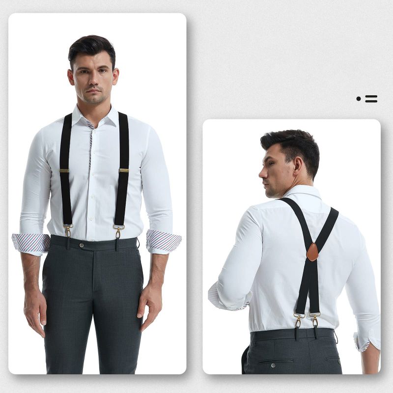 【🔥TODAY'S LOWEST PRICE】Leather Suspenders for handsome & Love