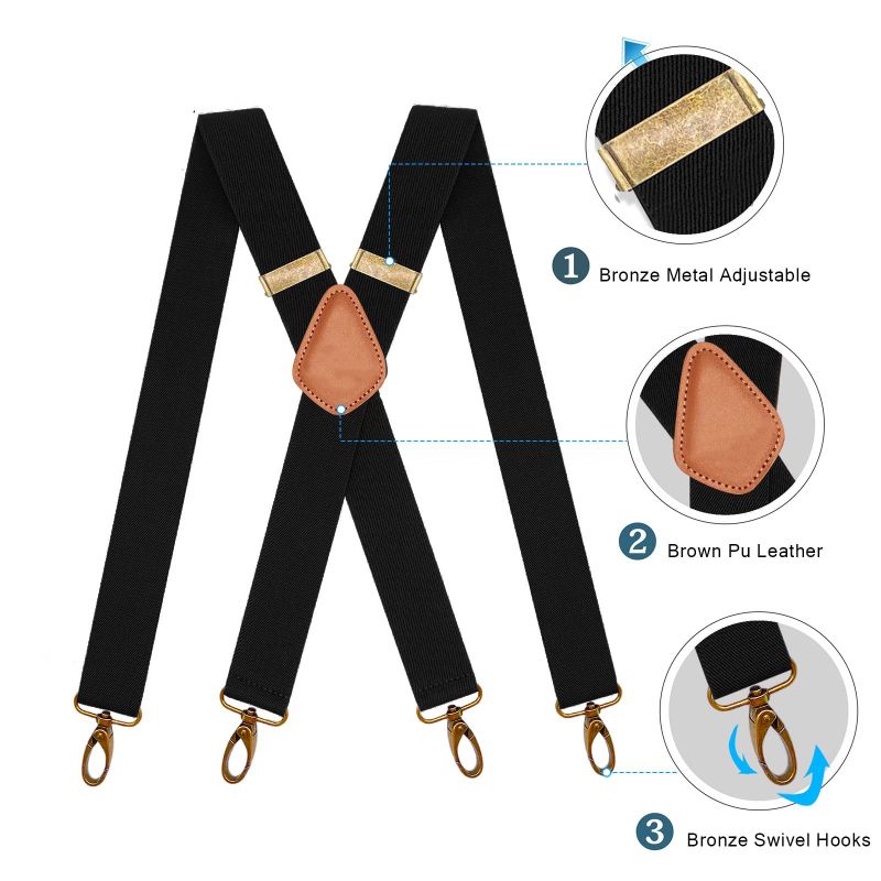 【🔥TODAY'S LOWEST PRICE】Leather Suspenders for handsome & Love