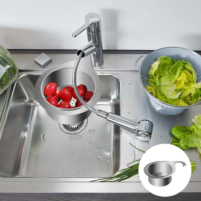 📢📢 50% OFF!! ⏰🔥 Swan-Shaped 304 Stainless Steel Sink Strainer Basket