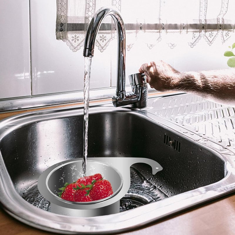 📢📢 50% OFF!! ⏰🔥 Swan-Shaped 304 Stainless Steel Sink Strainer Basket