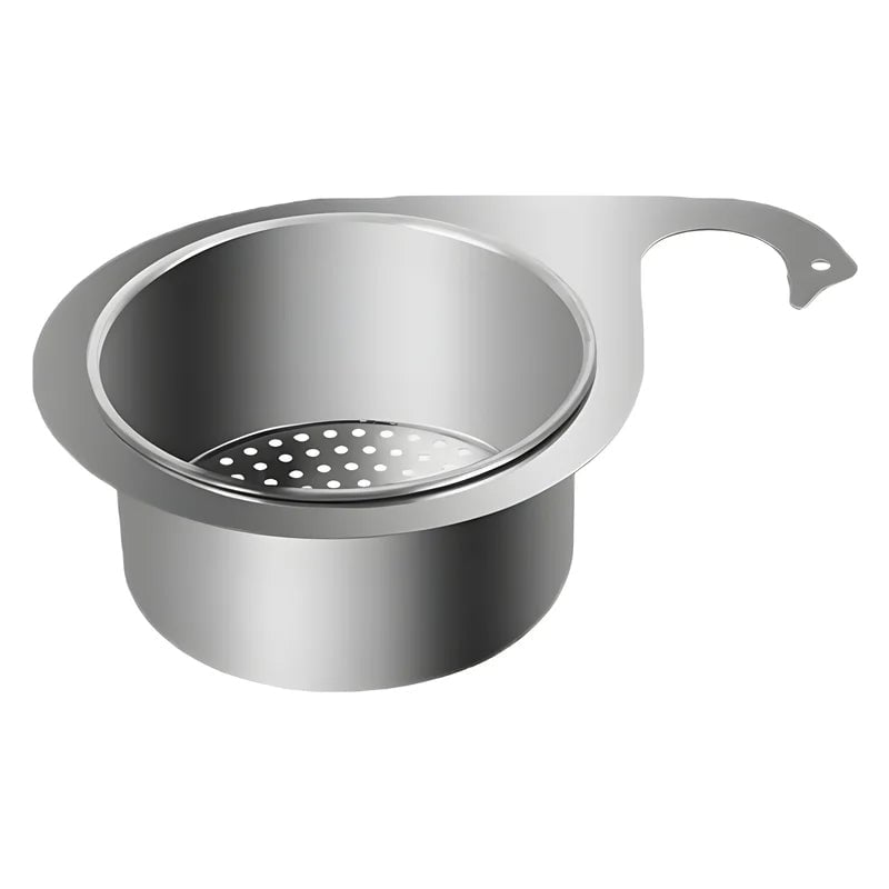 📢📢 50% OFF!! ⏰🔥 Swan-Shaped 304 Stainless Steel Sink Strainer Basket