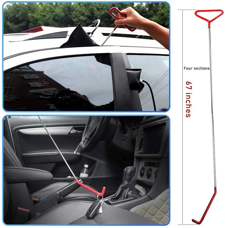 🥳2026 HOT SALE🥳💞50K+ SOLD!👴🔧 54% OFF! Professional Car Tool Kit – Complete repair tools, high hardness & durable. Portable case, grabber & air wedge. Fix doors, windows yourself. Save on garage bills. 🚗🛡️