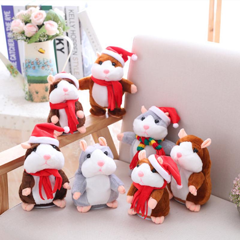🐹 Last Day Special Price £9.99！✨Talking Hamster Plush – repeats whatever you say, auto head-shaking, hilarious fun for kids & adults.🎁