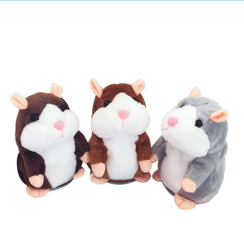 🐹 Last Day Special Price £9.99！✨Talking Hamster Plush – repeats whatever you say, auto head-shaking, hilarious fun for kids & adults.🎁
