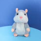 🐹 Last Day Special Price £9.99！✨Talking Hamster Plush – repeats whatever you say, auto head-shaking, hilarious fun for kids & adults.🎁