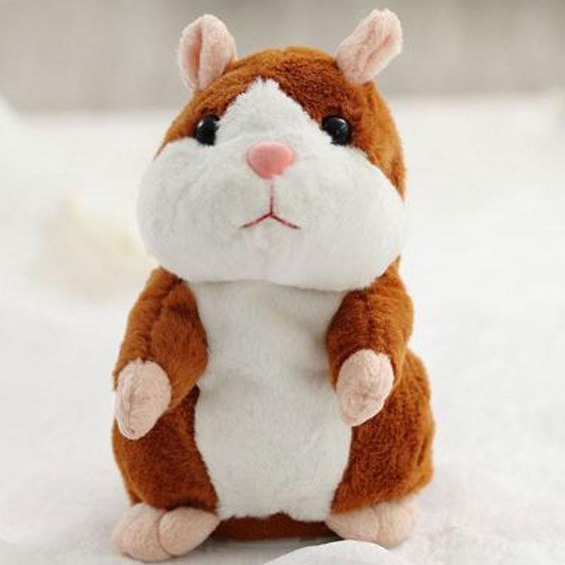 🐹 Last Day Special Price £9.99！✨Talking Hamster Plush – repeats whatever you say, auto head-shaking, hilarious fun for kids & adults.🎁