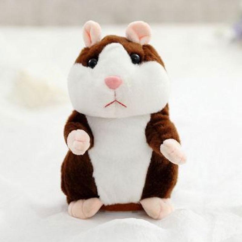 🐹 Last Day Special Price £9.99！✨Talking Hamster Plush – repeats whatever you say, auto head-shaking, hilarious fun for kids & adults.🎁