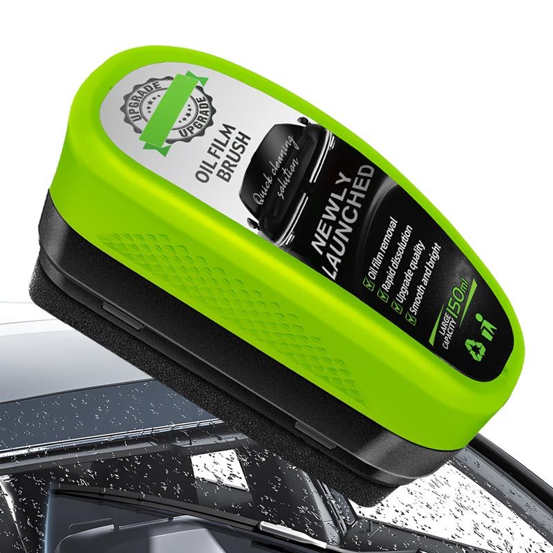 🔥 Car Oil Film Remover Brush | Christmas SALE 51% OFF | Windshield & Glass Cleaning Tool | Perfect Auto Detailing Gift Set 🎄✨