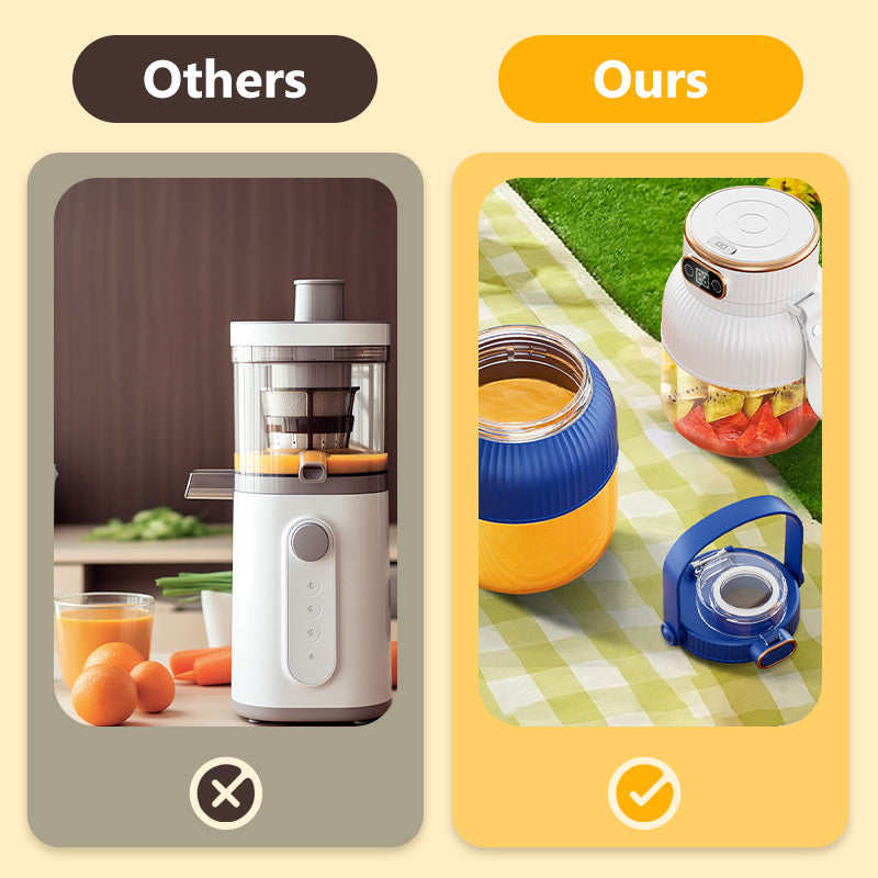✨ Portable Rechargeable Blender – For Fruits & Vegetables! 🍎