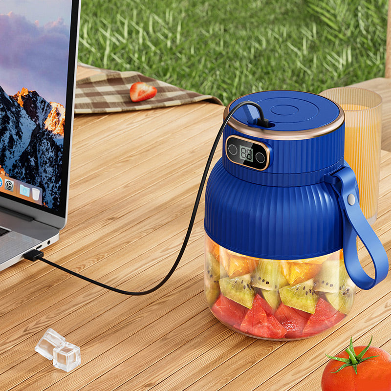 ✨ Portable Rechargeable Blender – For Fruits & Vegetables! 🍎