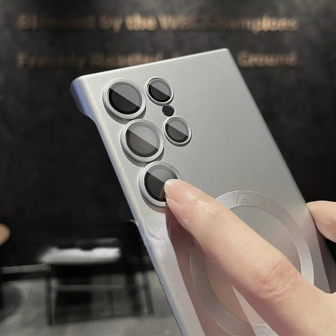 Frameless Anti-Scratch Matte Magnetic Phone Case For Samsung Galaxy S21-25 Series