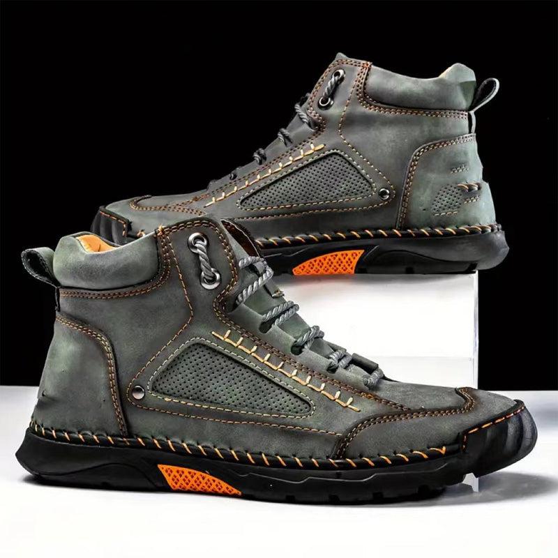 💥Hot Sale-70%OFF💥Stylish Hand-Stitched Flat Sole Men's Boots💥Ultimate comfort💥