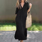 🔥Last Day Sale 50%🔥Elegant V-Neck Slit Dress